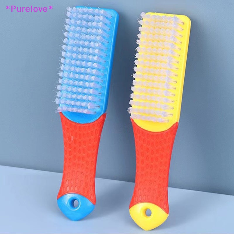 Bàn Chải Chà Giày Tay Cầm Dài Có Móc Treo Tiện Dụng Mới