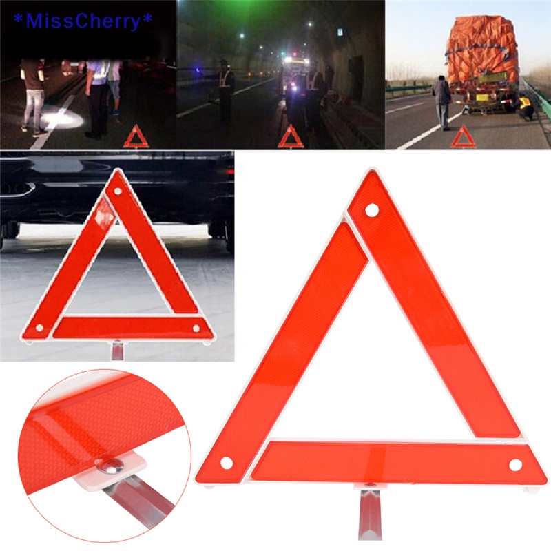 Biển Cảnh Báo Khẩn Cấp Hình Tam Giác Phản Quang Gấp Gọn Tiện Dụng Cho Xe Hơi Mới