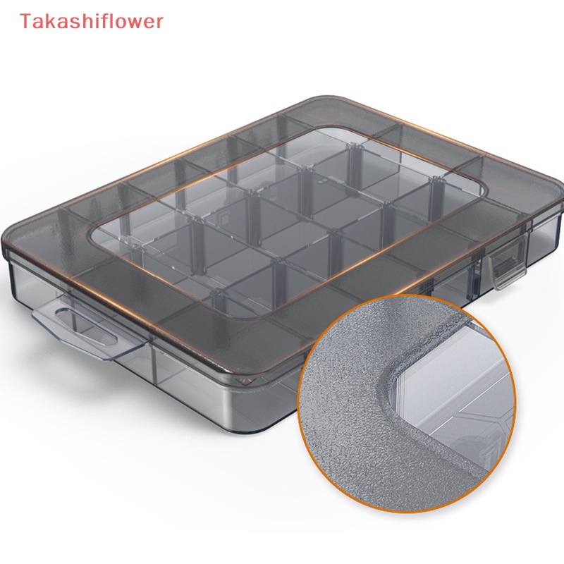 Hộp Đựng Linh Kiện Điện Tử Bằng Nhựa Trong Suốt Nhiều Ngăn Tiện Dụng