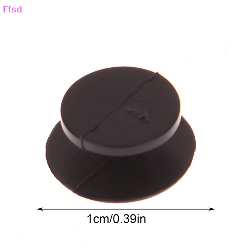 {Ffsd} 100 Nút Nhựa Màu Đen Trong Suốt Trang Trí Giày DIY Bán Chạy