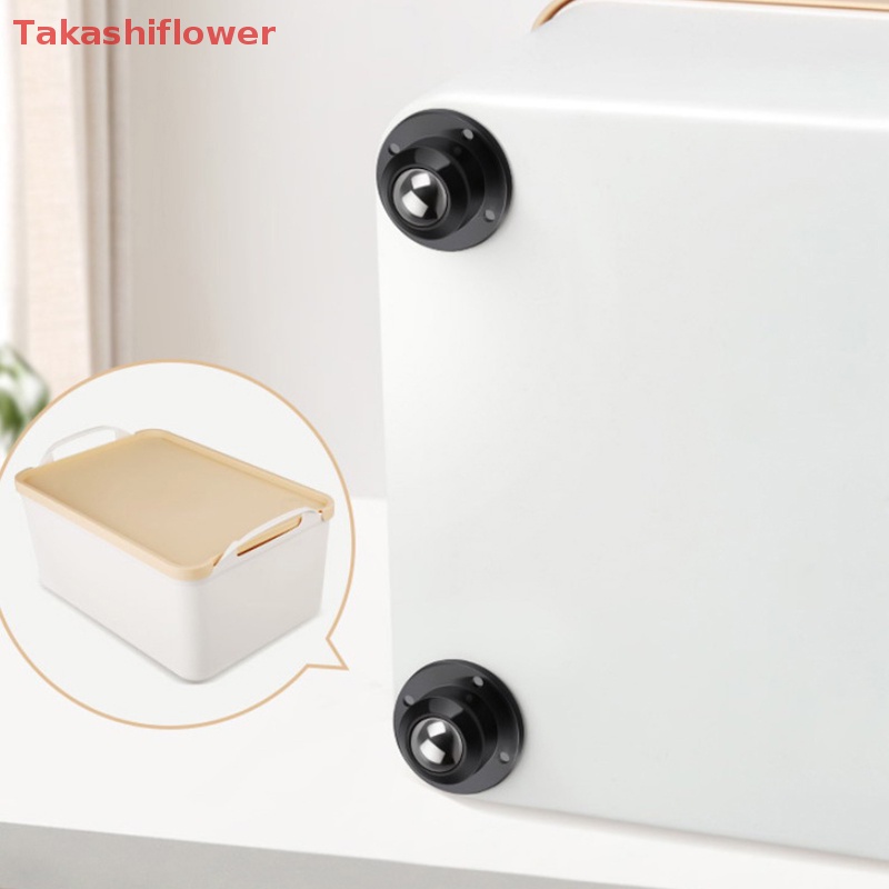 Bánh Xe Ròng Rọc Xoay 360 Độ Tự Dính Bằng Inox Chuyên Dụng Cho Đồ Nội Thất