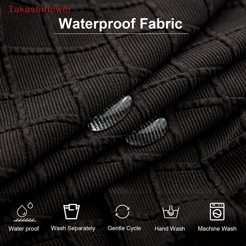 Vỏ Bọc Ghế Ngồi Màu Trơn Chống Thấm Nước Có Thể Tháo Rời Và Giặt Rửa Tiện Dụng