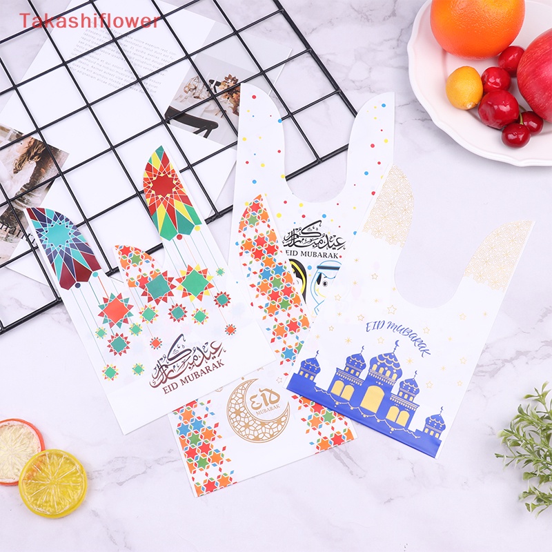 Set 50 Túi Đựng Kẹo Hình Tai Thỏ Phong Cách Hồi Giáo