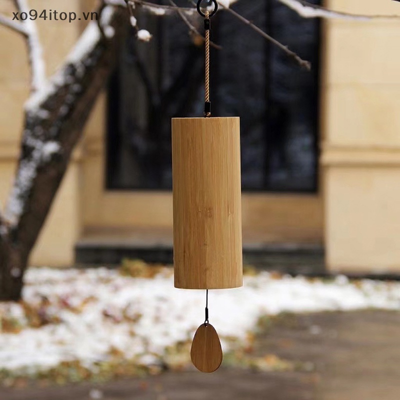 Chuông Gió Bằng Tre Thủ Công Trang Trí Nhà Cửa / Sân Vườn