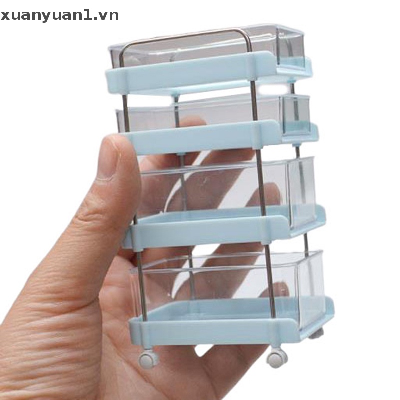 Kệ Để Sách / Đồ Dùng Nhà Búp Bê Tỉ Lệ 1 / 6 Có Bánh Xe Kéo Tiện Dụng