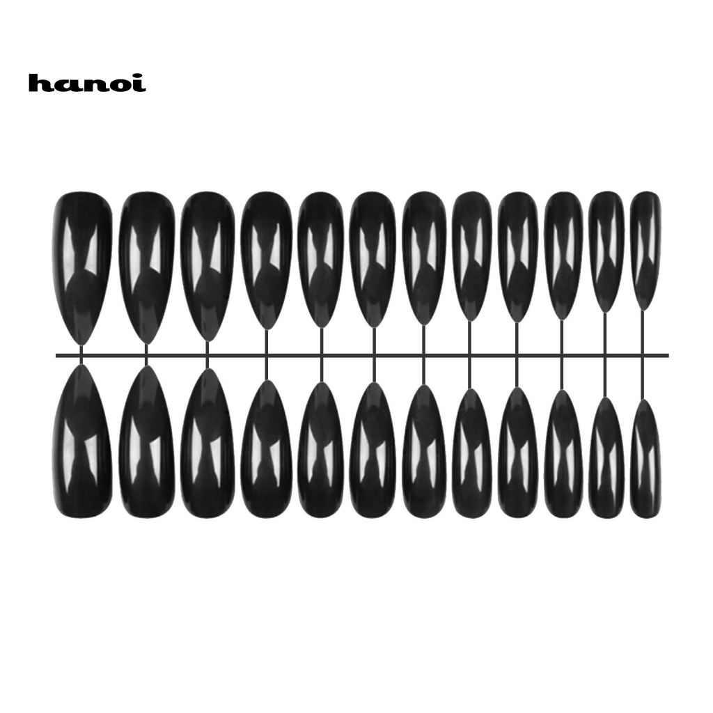 Móng Tay Giả Hình Oval Màu Sắc Thời Trang