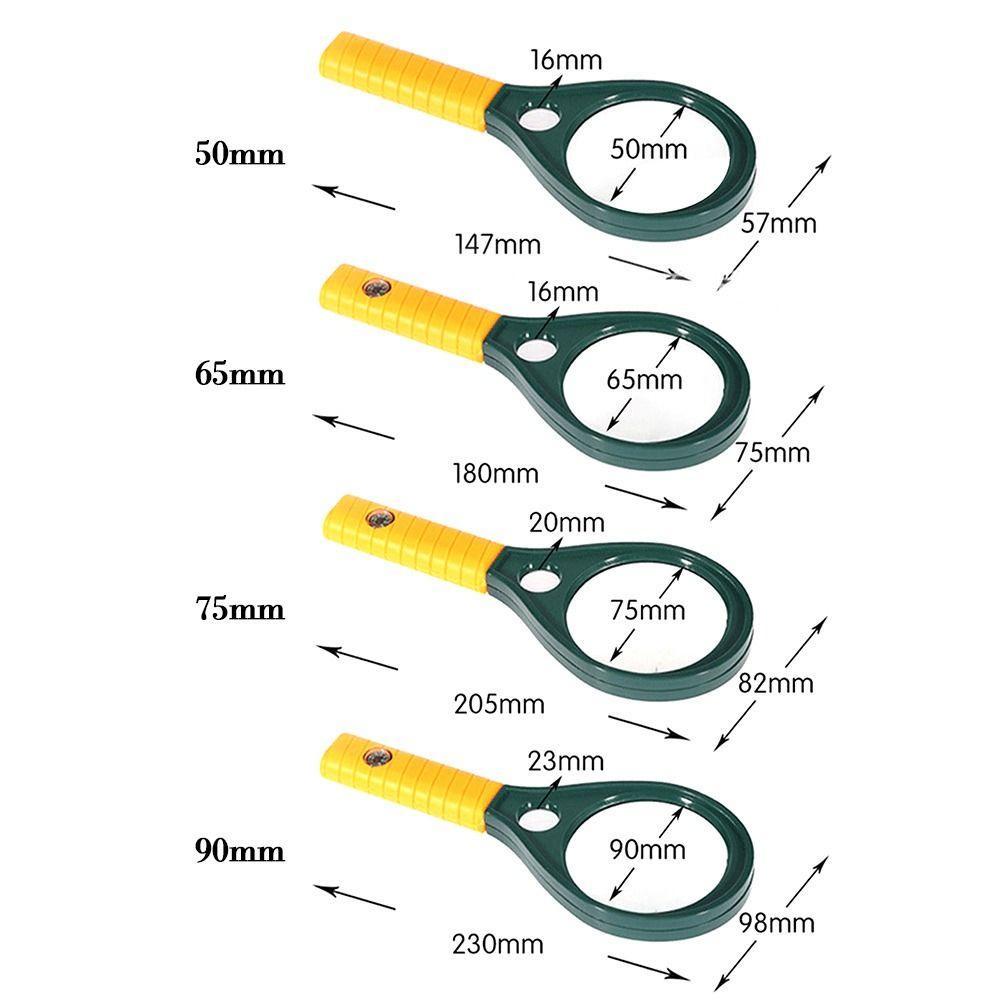 CONOPERY Kính Lúp Cầm Tay 90mm Bằng Nhựa Dùng Làm Trang Sức