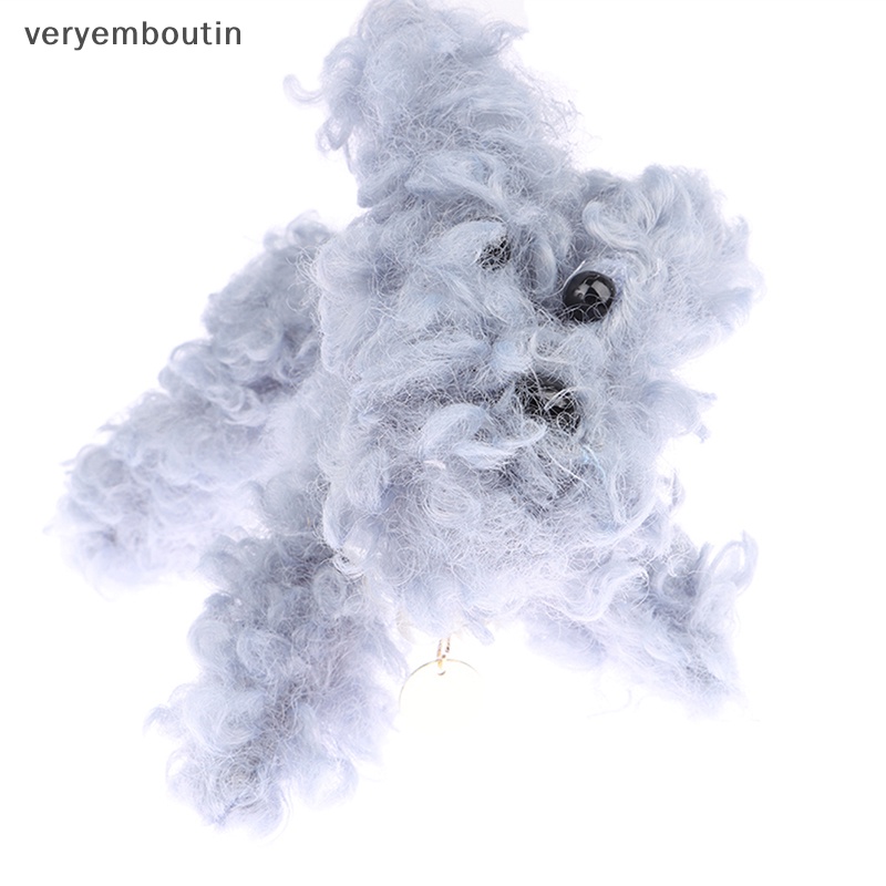 1 Thú Nhồi Bông Hình Cún Con Dễ Thương Treo Chìa Khóa / Ba Lô