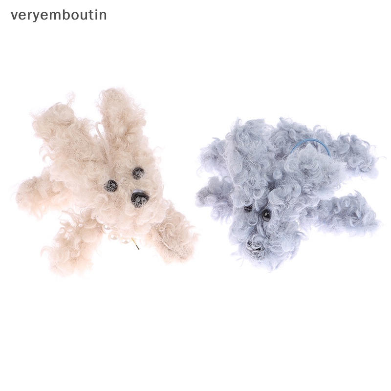 1 Thú Nhồi Bông Hình Cún Con Dễ Thương Treo Chìa Khóa / Ba Lô