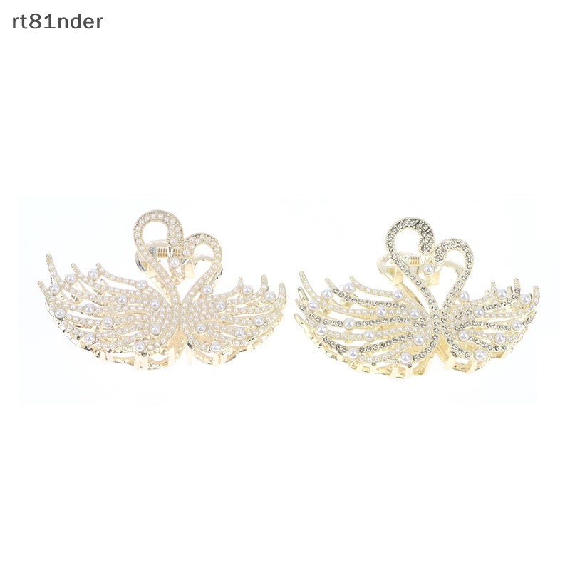 Rt Kẹp Tóc Hình Vuốt Cá Mập Đính Đá Ngọc Trai Giả Trang Trí Tóc Dành Cho Bạn Nữ Và Bé Gái n