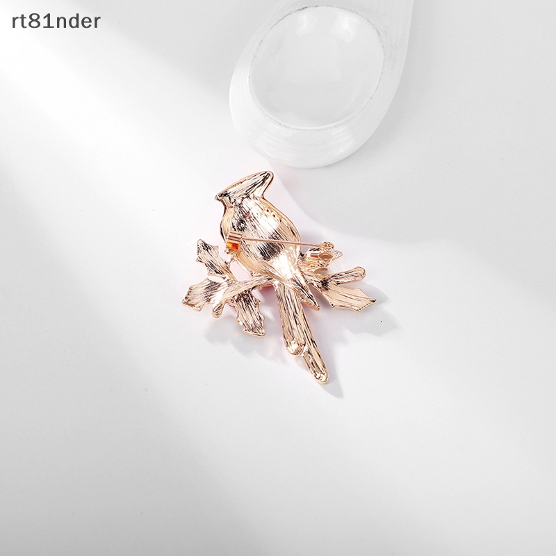 Ghim Cài Áo Hình Chú Chim Nhiều Màu Sắc Đính Đá Lấp Lánh