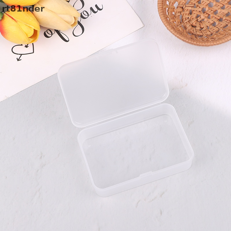 Rt Hộp Nhựa Mini Đựng Đồ Trang Điểm / Móng Tay Giả Tiện Dụng