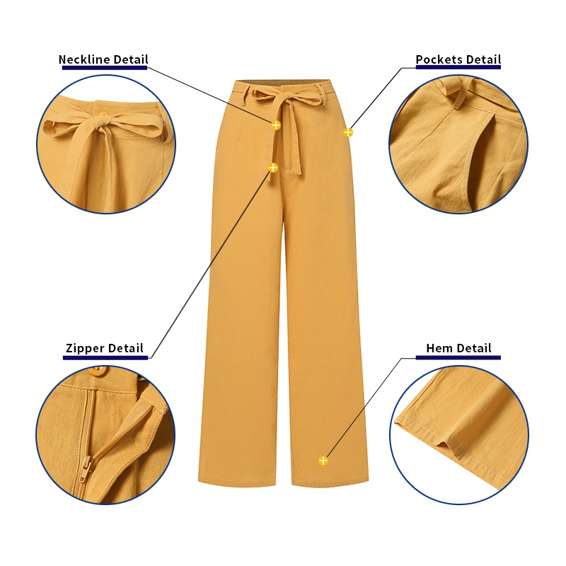 Zanzea Quần Yếm Cotton Ống Rộng Thời Trang Nữ Tính