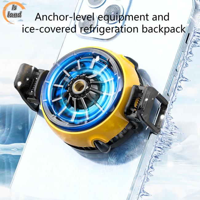 [IS] Quạt Tản Nhiệt Bán Dẫn Làm Mát Điện Thoại Có Lỗ Cắm Cho Chơi Game Phát Sóng Trực Tiếp