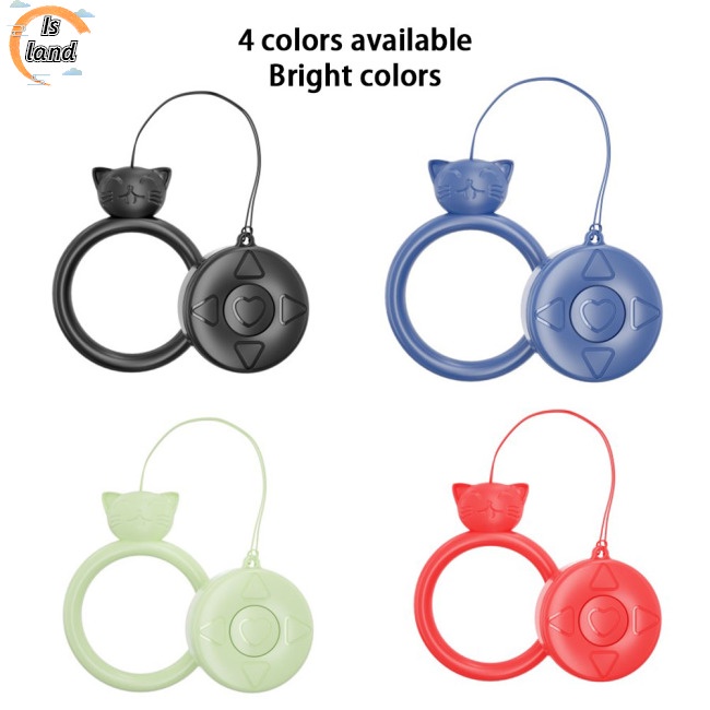 [IS] Điều Khiển Chụp Ảnh Selfie Gt66 Bluetooth Trang Trang Xoay Ngón Tay Có Thể Sạc Lại