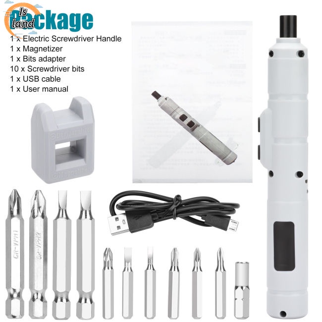 Bộ Máy Khoan Điện Mini 13 Trong 1 Đa Năng Không Dây Sạc Lại Được Kèm Khoan Tiện Dụng