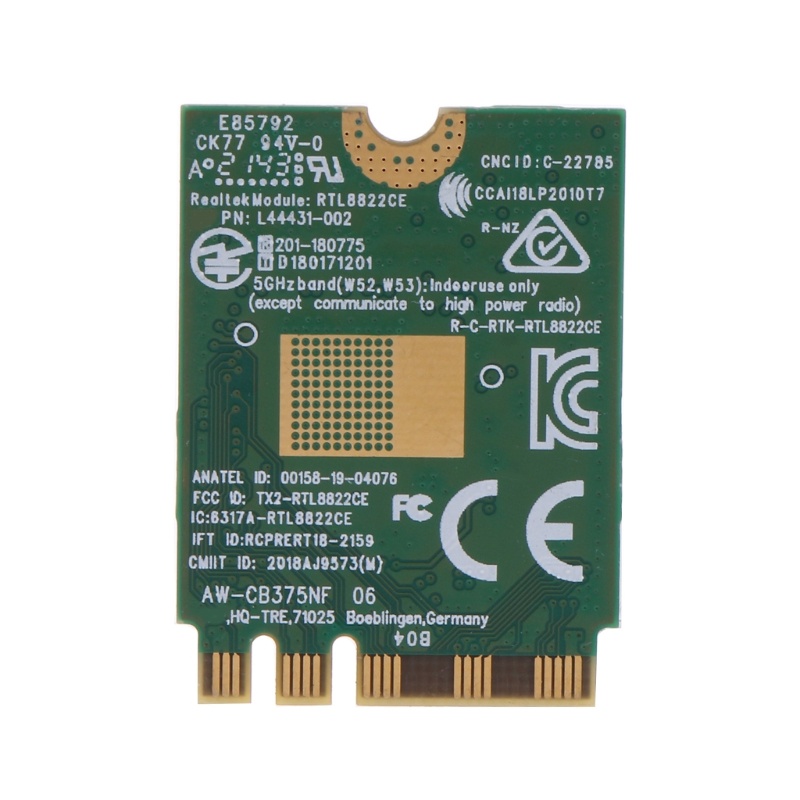 Thẻ WiFi Băng Tần Kép Không Dây YXA RTL8822CE BT-compatible5 0 Adapter 802 11ac