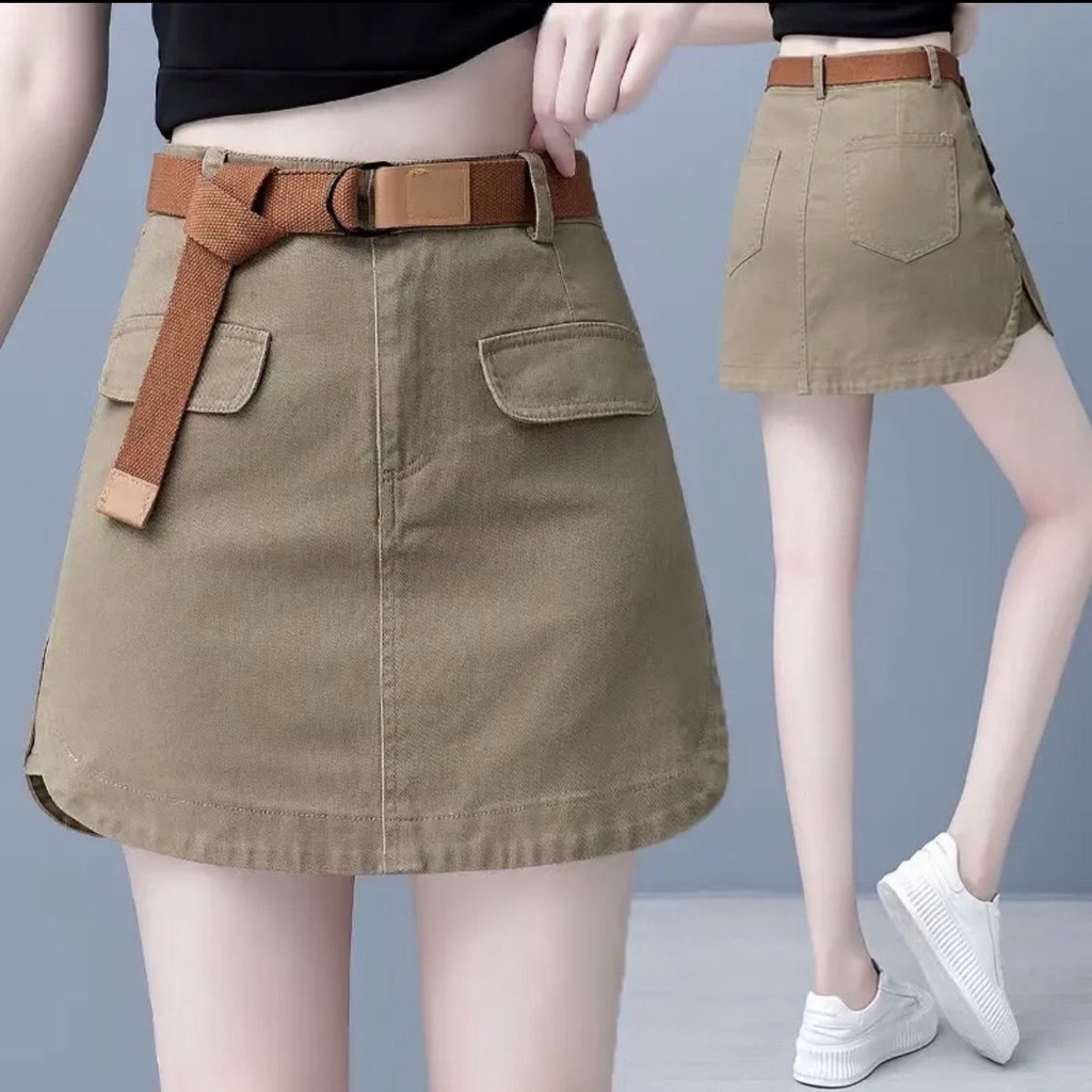 Chân Váy Chữ A Lưng Cao Thời Trang Mùa Xuân Mới 2023 Cho Nữ