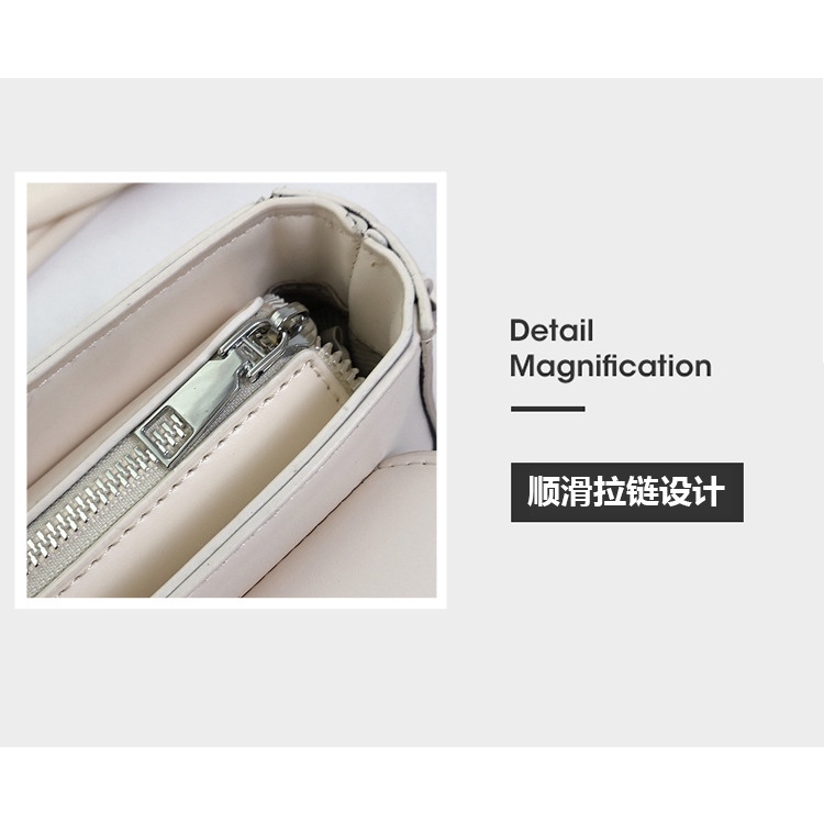 Túi Đeo Chéo Hình Vuông Cỡ Nhỏ Thiết Kế Đơn Giản Thời Trang Phong Cách Hàn Quốc Cho Nữ