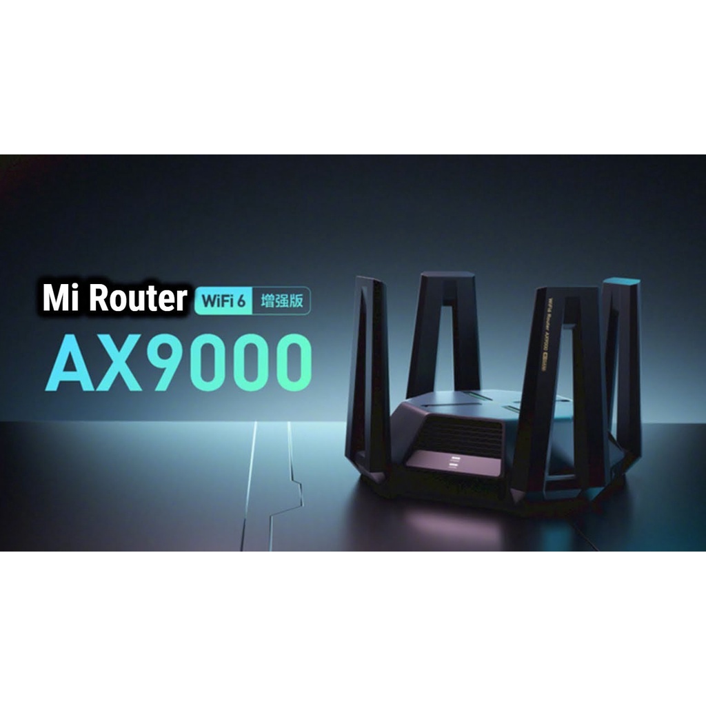 Bộ định tuyến Xiaomi Router Wifi 6 AX9000, dành game thủ, ba băng tần kết nối 1000 thiết bị/ROUTER WIFI6 AIOT AX6000