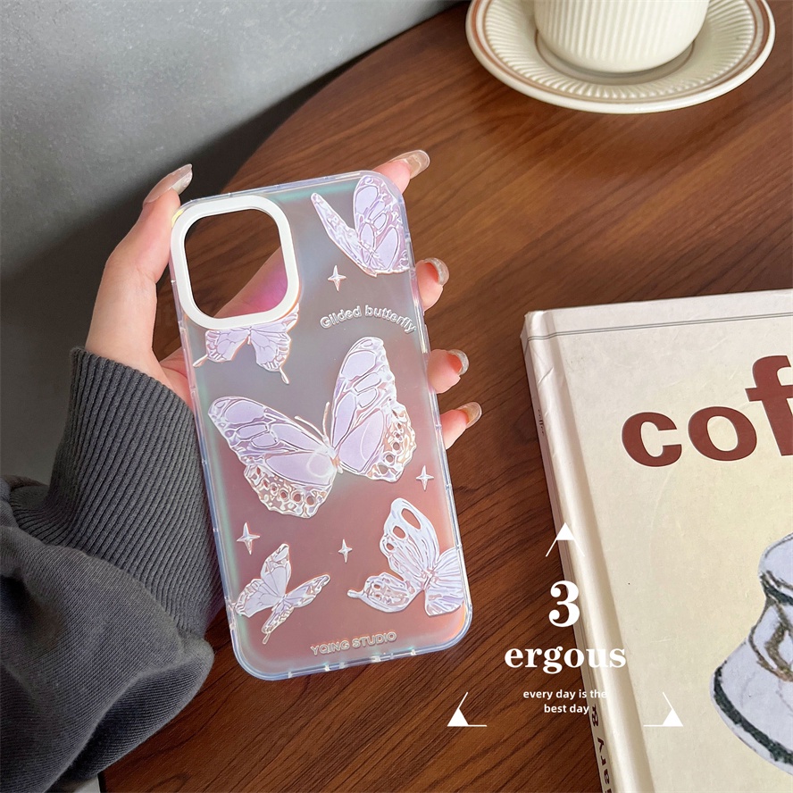 Ốp Điện Thoại Mềm Chống Sốc Màu Gradient Cho IPhone 14 13 12 11 Pro Max SE2020 X XR Xs Max 7 8 Plus