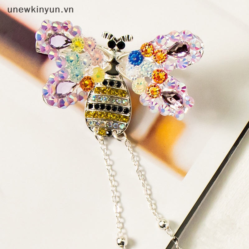 Kẹp Tóc Hình Chú Ong Phối Tua Rua Dễ Thương Cho Bé Gái