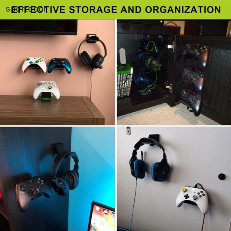 Giá Đỡ Tai Nghe Gắn Tường Cho Tay Cầm Chơi Game PS5 PS4