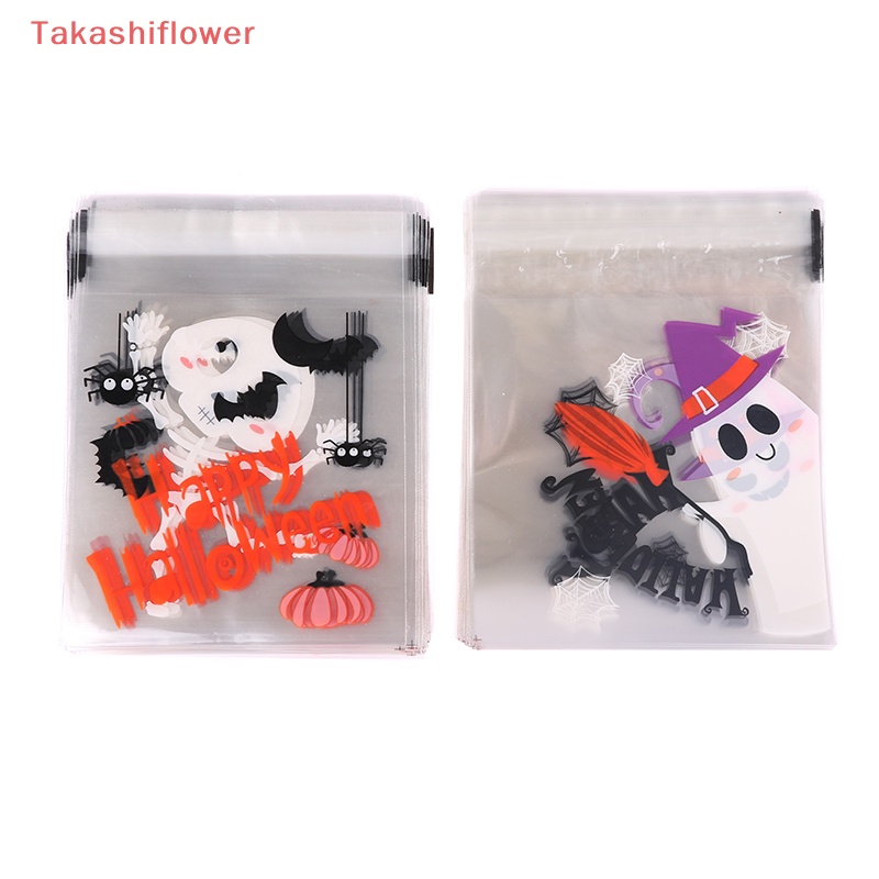 Set 100 Túi Đựng Kẹo Trang Trí Halloween