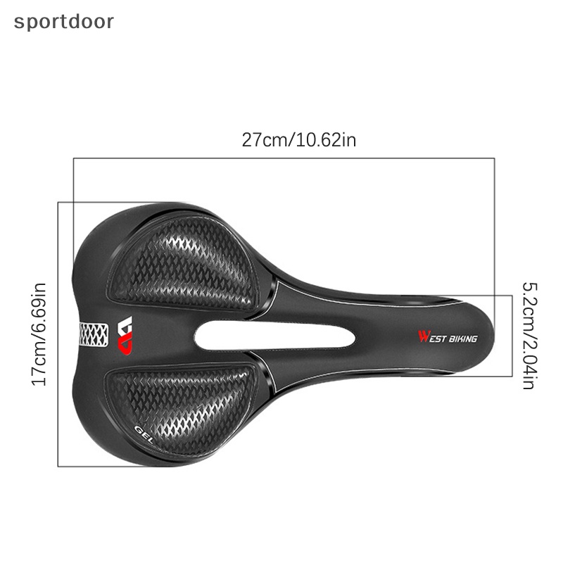 Yên Xe Đạp Leo Núi MTB Bằng Da PU Thoải Mái Chống Sốc