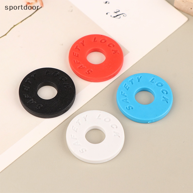 Bộ 2 Khóa Dây Đeo Đàn Guitar Bằng Cao Su Mềm Chống Trượt