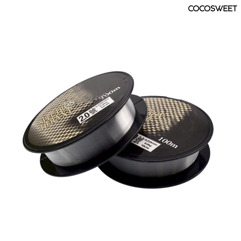 Cuộn Dây Cước Nylon Câu Cá Bền Chắc Dài 100M