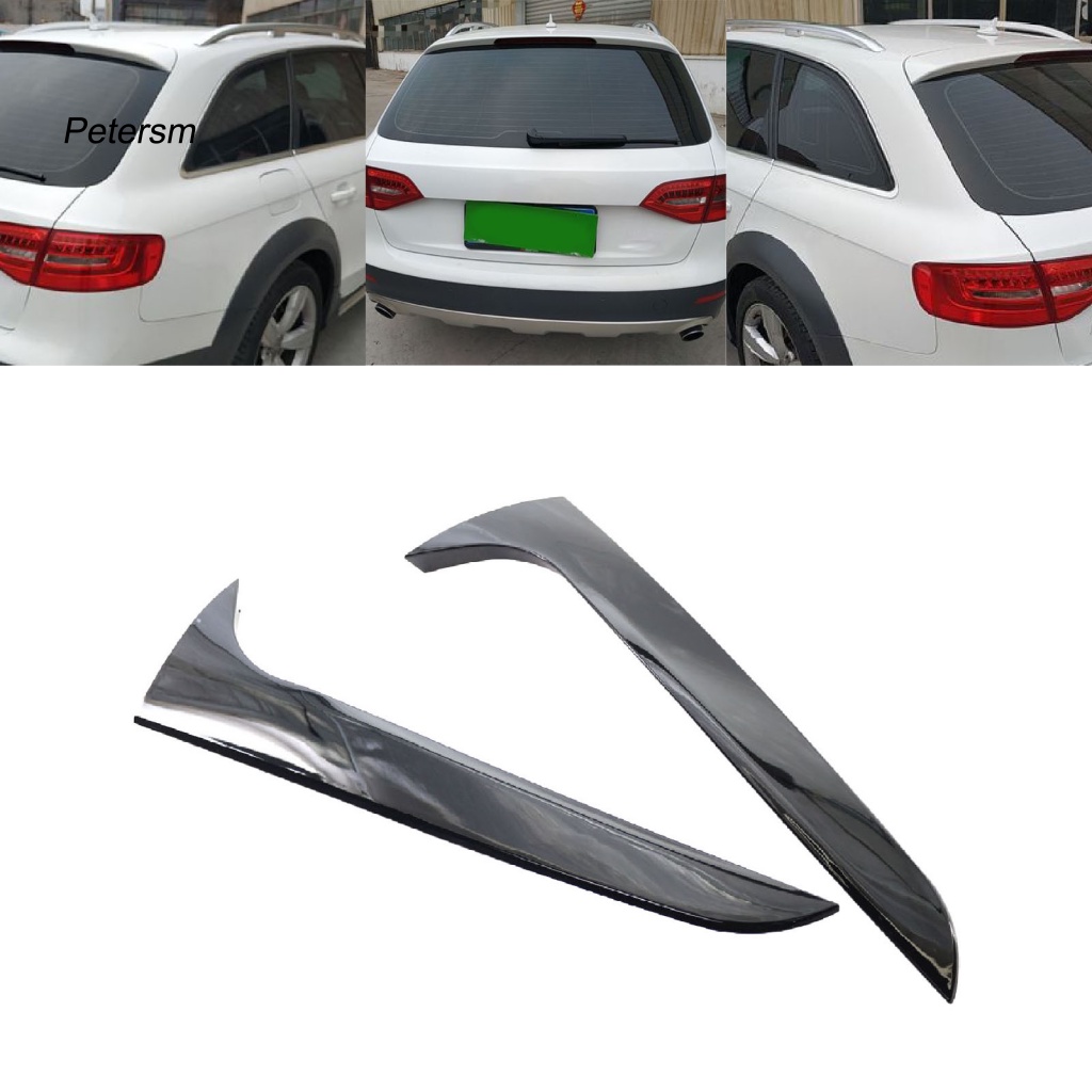 1 Cặp Miếng Dán Viền Cửa Sổ Xe Hơi Bằng Nhựa ABS Chống Nước Chống Trầy Cho Audi A4 B8 Allroad Avant 2009-2016