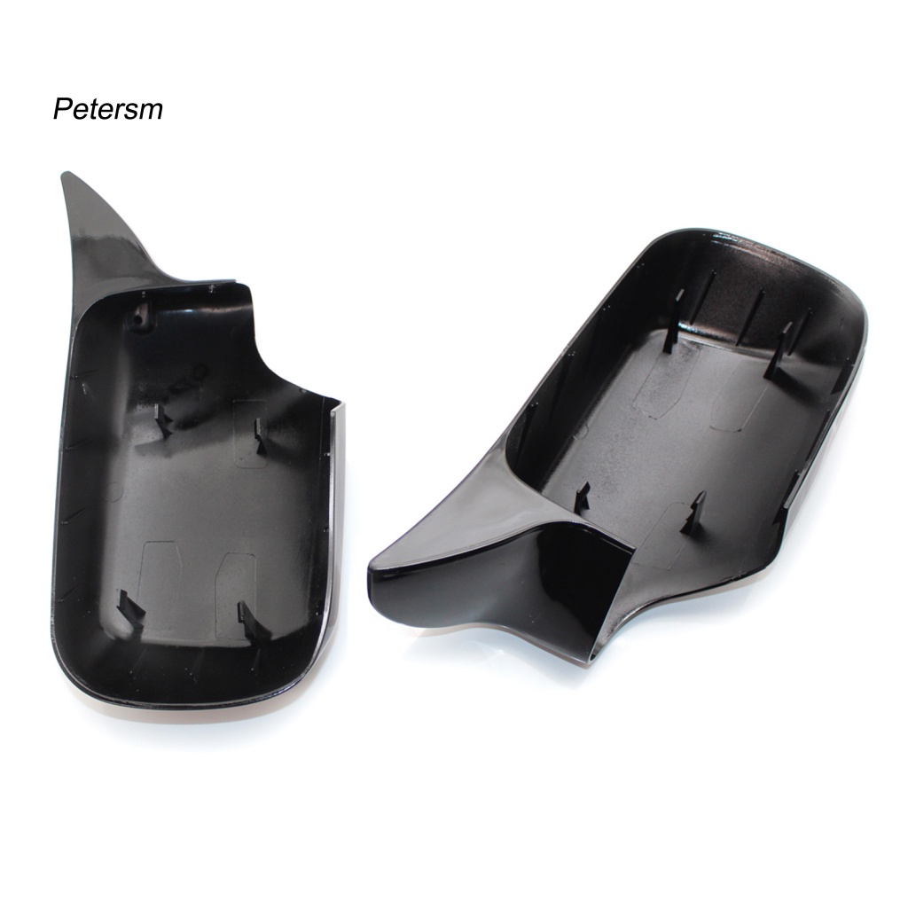 Set 2 Ốp Gương Chiếu Hậu Bên Trái / Phải Bằng Nhựa ABS Cho Xe Hơi 51168238376 51168238375 Phụ Kiện Chuyên Dụng Dành Cho BMW 3 Series E46 Sedan 98-05