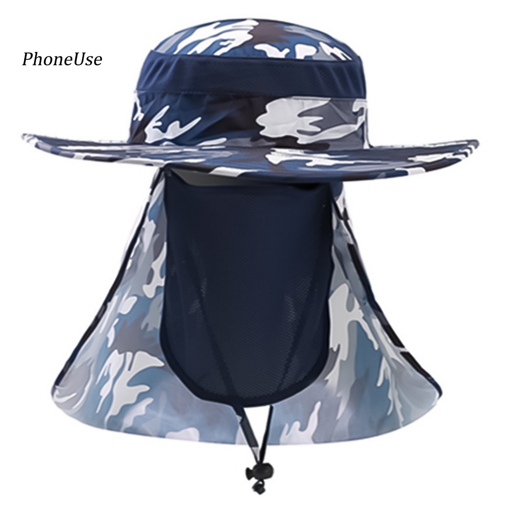 Mũ Câu Cá Bằng PU Mềm Mại Đa Năng Vành Rộng