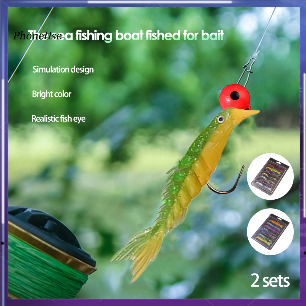 Set 7 Mồi Câu Cá Giả Bằng PU 8cm / 3.5g Nhiều Màu Sắc