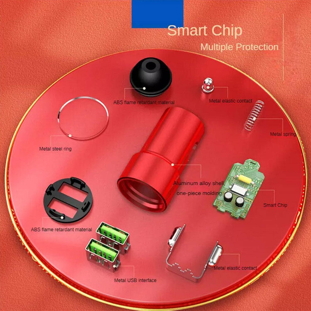 Sạc Nhanh S3E0 LED USB Hai CổNg Cho Xe Hơi