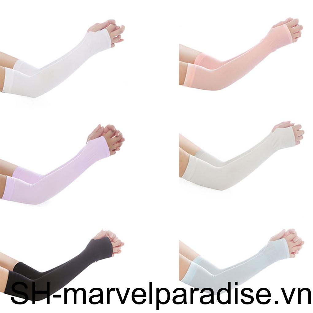 1 Đôi Găng Cánh Tay Chống Nắng Và Tia UV Dùng Chạy Bộ / Chạy Bộ / Chơi Thể Thao Ngoài Trời