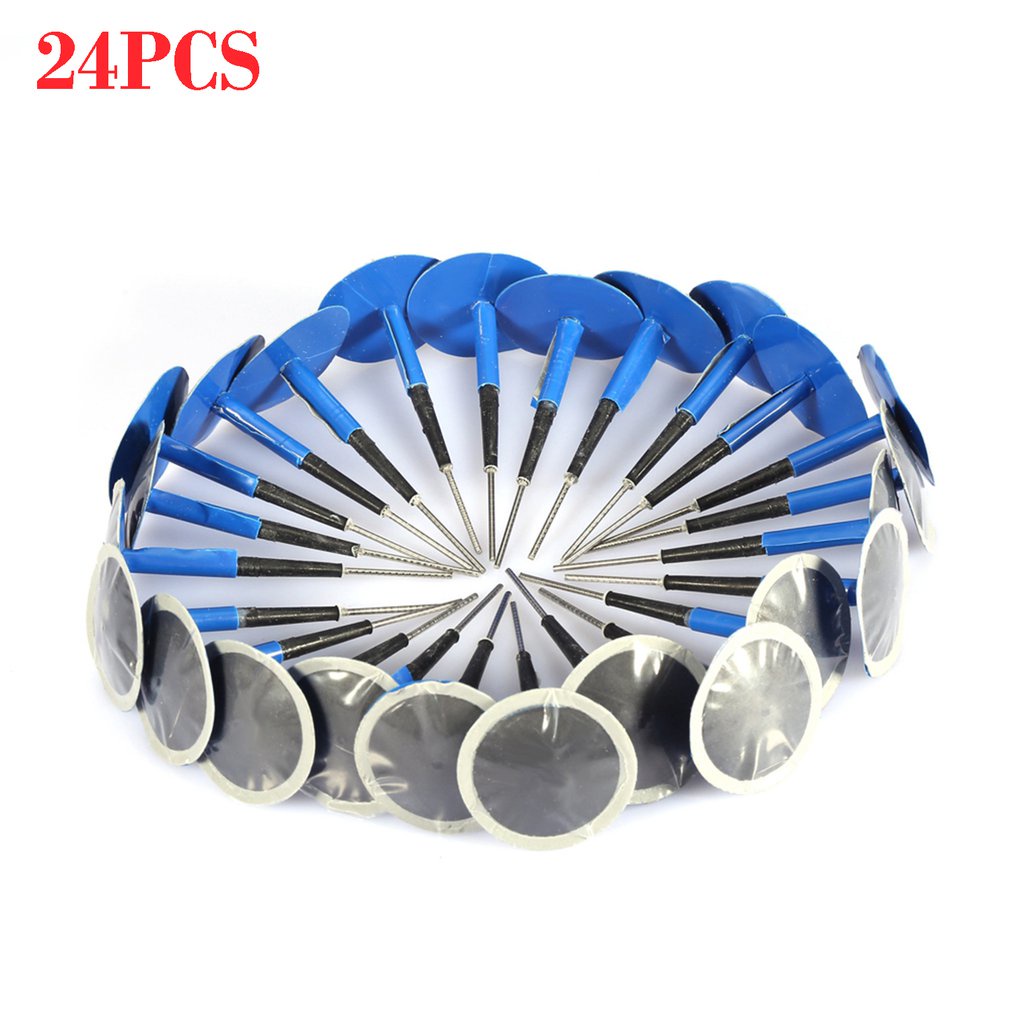 24Pcs Tires Mushroom Nails Tire Repair Tools Car Inner Tube Nail Kit Motorcycle Truck Professional [Q/8]