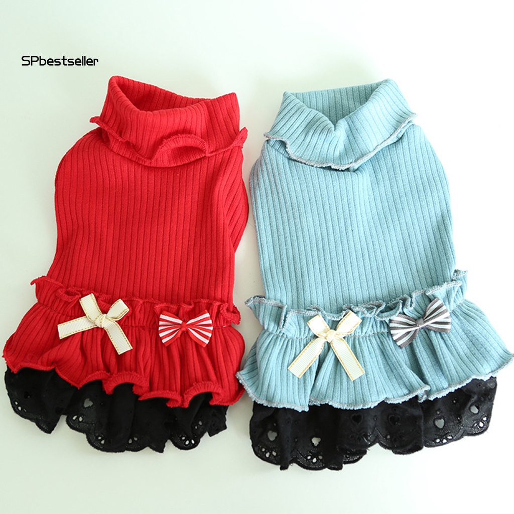 Spbestsellkr Đầm Công Chúa 2 Tầng Viền Ren Viền Bèo Dễ Thương Cho Cún Cưng Teddy