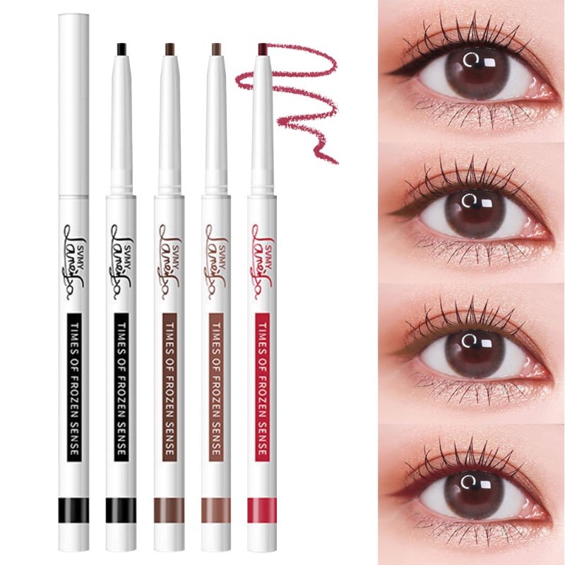 Bút Kẻ Mắt Dạng Keo 4 Màu Tự Nhiên Sáng Tạo Chống Nước Lâu Trôi Mau Khô Không Lem Mịn Màng