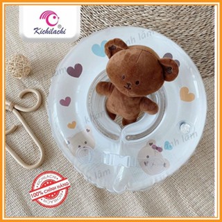 Phao Bơi Đỡ Cổ kichi , phao bơi đỡ cổ Cho Bé, phao bơi cho bé Kichi,  [Tặng Kèm Bơm Tay]