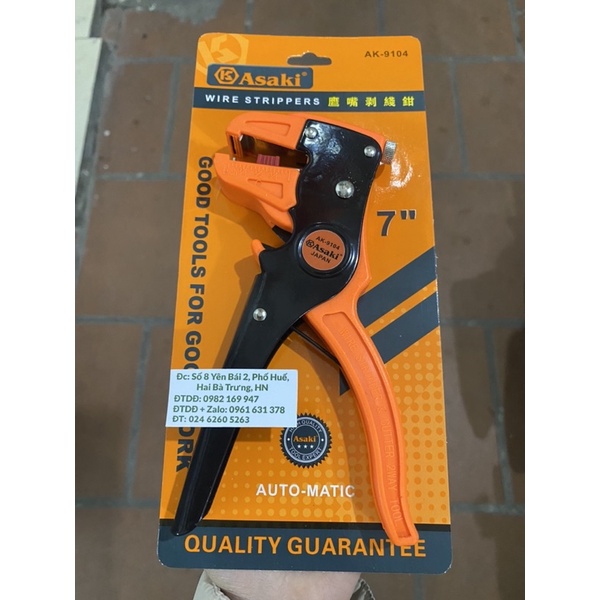 Kìm tuốt dây ngang ASAKI- 9104 cao cấp