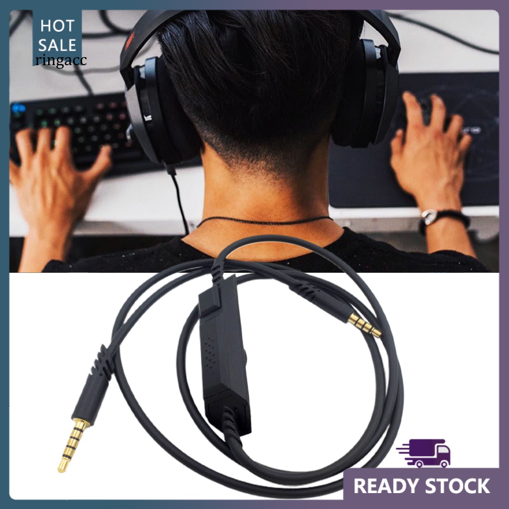 Dây Cáp Âm Thanh AUX Di Động 1M Chuyển Đổi Tín Hiệu Từ Giắc Cắm 3.5mm Sang Cổng Cắm AUX Cho Logitech Astro A10 A40