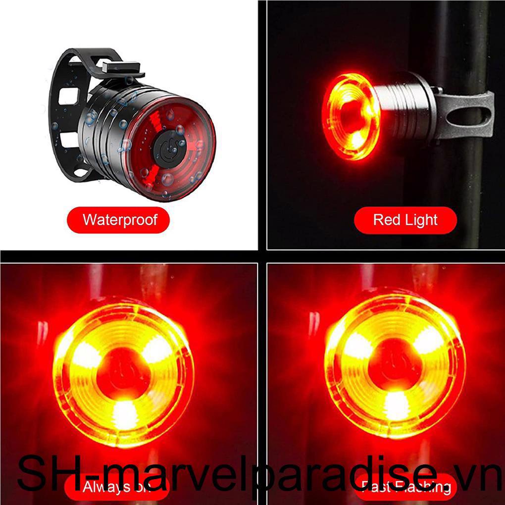 Đèn LED Chạy Pin 3 Chế Độ Chống Thấm Nước Chuyên Dụng Cho Xe Đạp