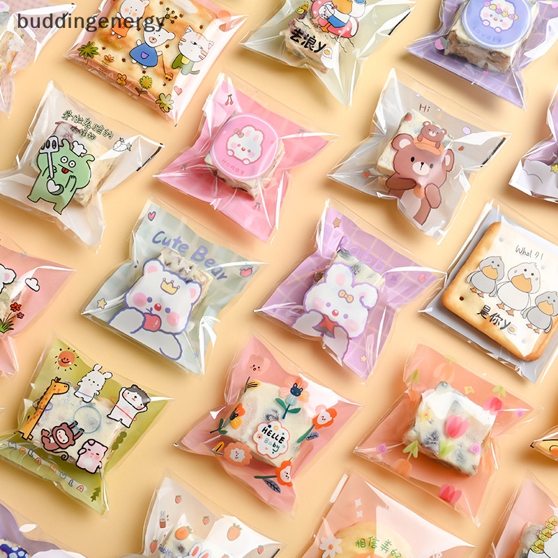 Set 100 Túi Nhựa Trong Suốt Dùng Để Đựng Bánh Kẹo Tiện Dụng