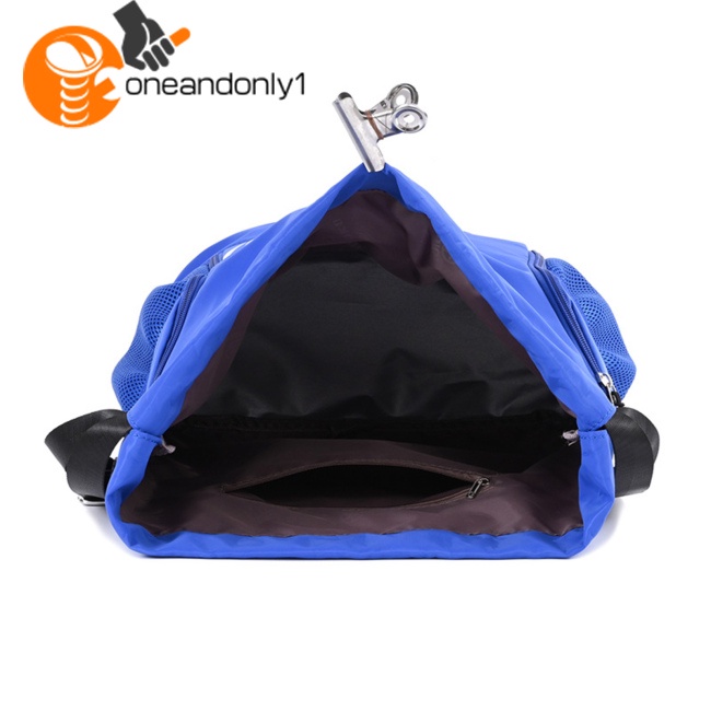 Balo Dây Rút Thể Thao Bằng Vải Oxford Chống Nước Sức Chứa Lớn Có Túi Bên Hông