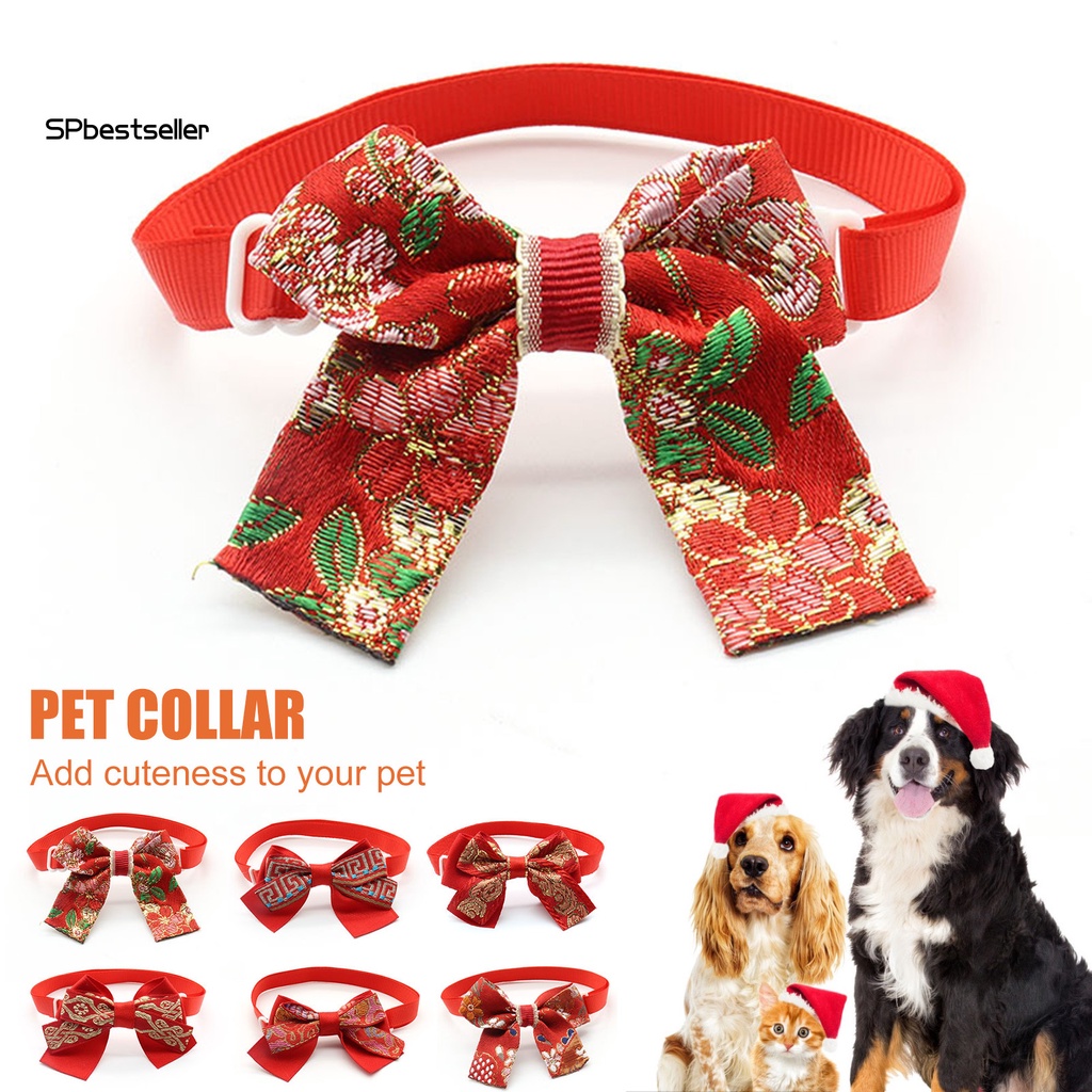 Set 6 Vòng Cổ Thắt Nơ Xinh Xắn Cho Thú Cưng