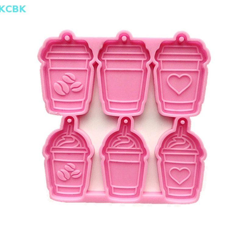 Khuôn Làm Móc Khóa Bằng Silicone Hình Ly Cà Phê