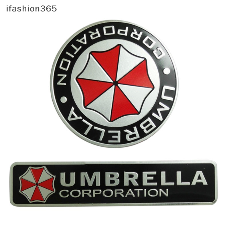 Huy Hiệu Trang Trí Bằng Hợp Kim Nhôm Hình Umbrella Corporation Evil 3D ifashion365
