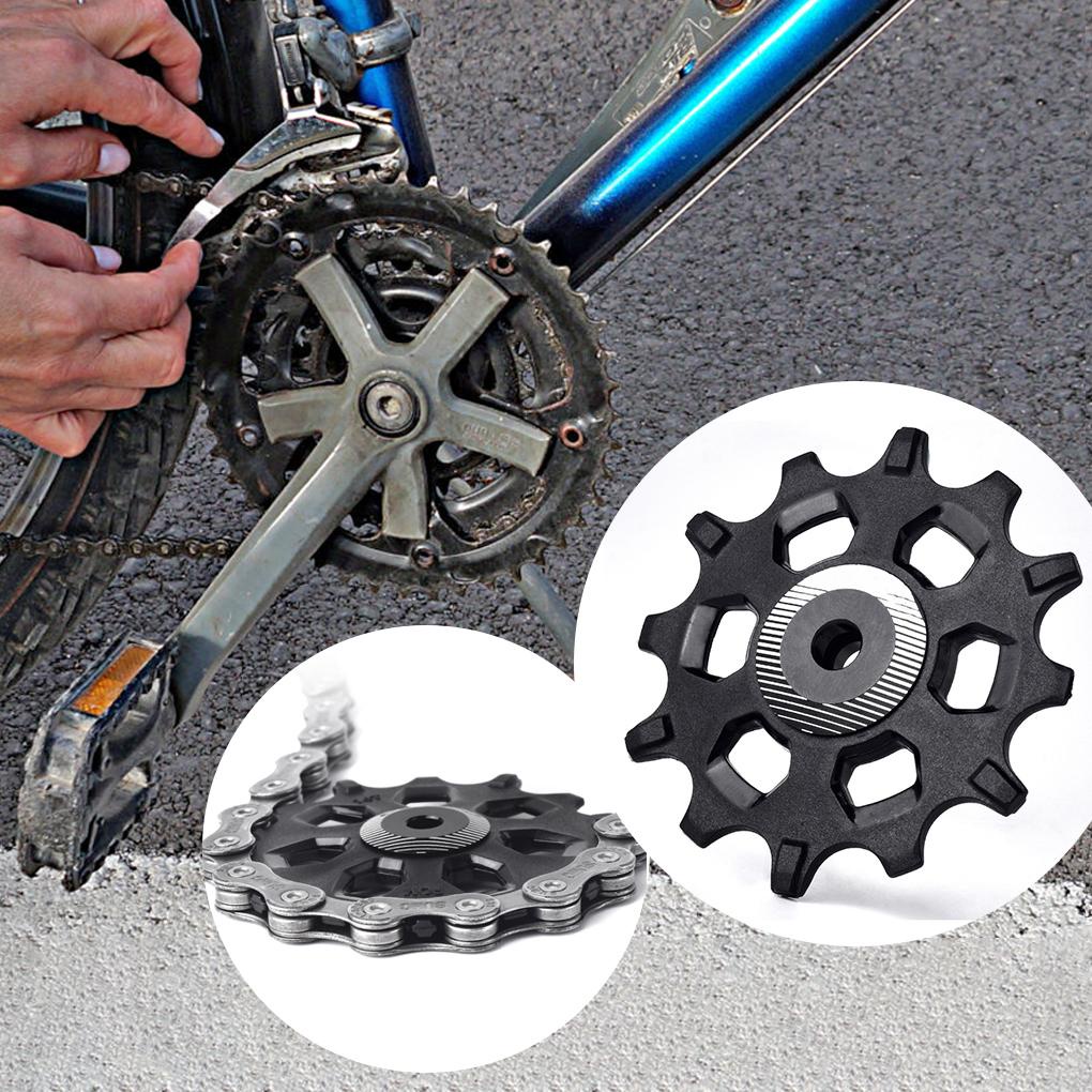 Ròng Rọc Cùi Đề Sau Bằng Hợp Kim Nhôm + Gốm Sứ Di Động Thay Thế Chuyên Dụng Cho Xe Đạp